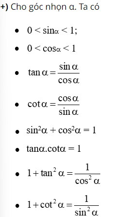 Tổng hợp toàn bộ công thức Toán lớp 9 trong năm học