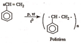 Khi trùng hợp stiren, polymer thu được có tên gì? Hóa học lớp 12