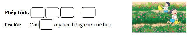 Đề ôn thi học kì 2 môn Toán lớp 1 sách Kết nối tri thức có đáp án