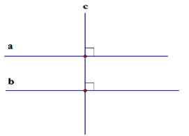 Có ba đường thẳng phân biệt a, b, c. Nếu a vuông góc với c, thì mối quan hệ của b với a và c là gì?