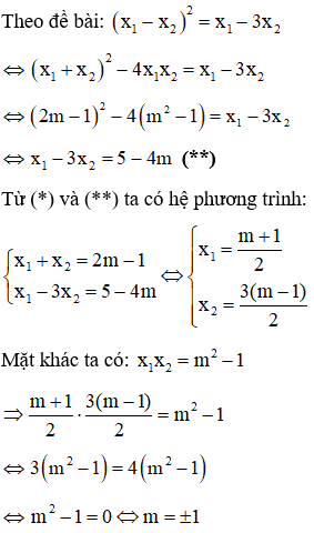 Xác định m để phương trình dưới đây có nghiệm trong chương trình Toán lớp 9.