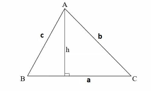 Công thức mới nhất năm 2022 để tính diện tích hình tam giác
