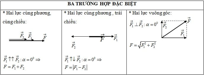 Tổng hợp lực là gì? Công thức để tính tổng hợp lực là gì? Các bài tập ứng dụng