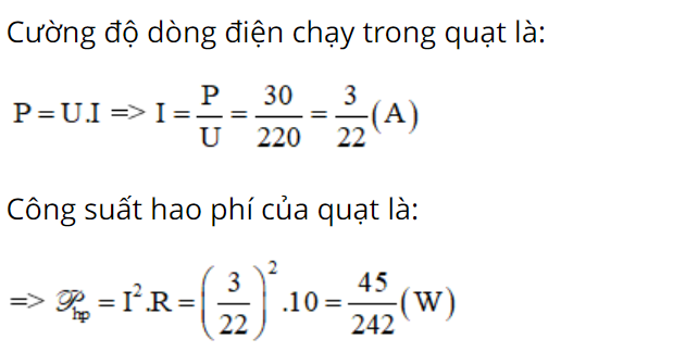 Công thức tính công suất hao phí chính xác và nhanh nhất năm 2023