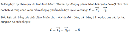 Tổng hợp lực là gì? Công thức tính tổng hợp lực ra sao? Những bài tập ứng dụng