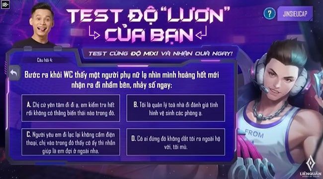 Đáp án chính xác nhất cho bài kiểm tra độ lươn của bạn trong Liên Quân 2023