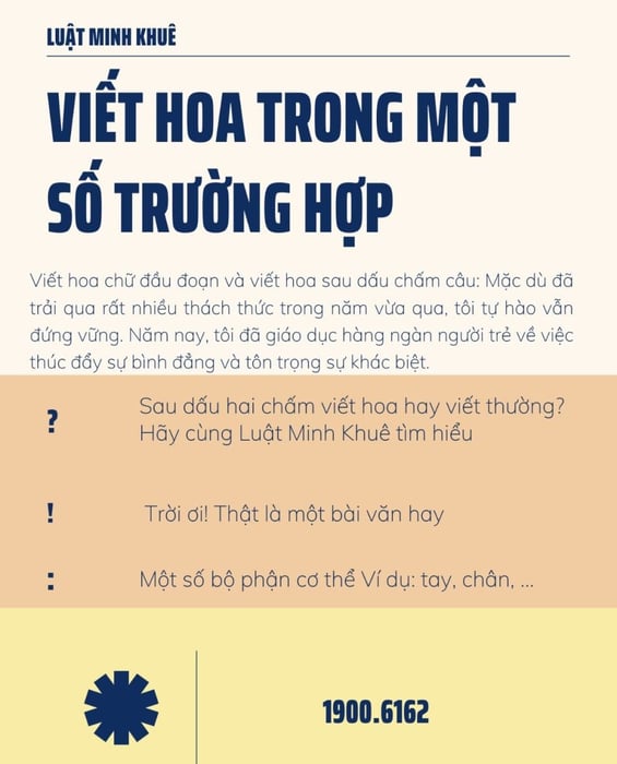 Sau dấu hai chấm, có cần viết hoa không?