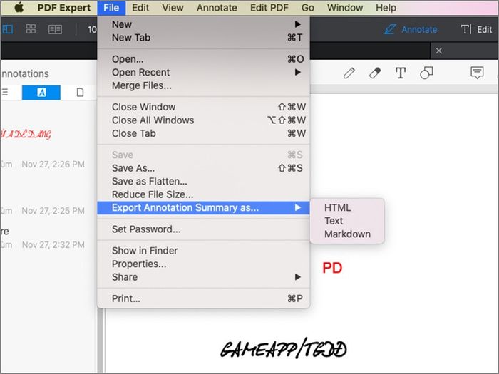 Chuyển đổi sang PDF từ các định dạng khác