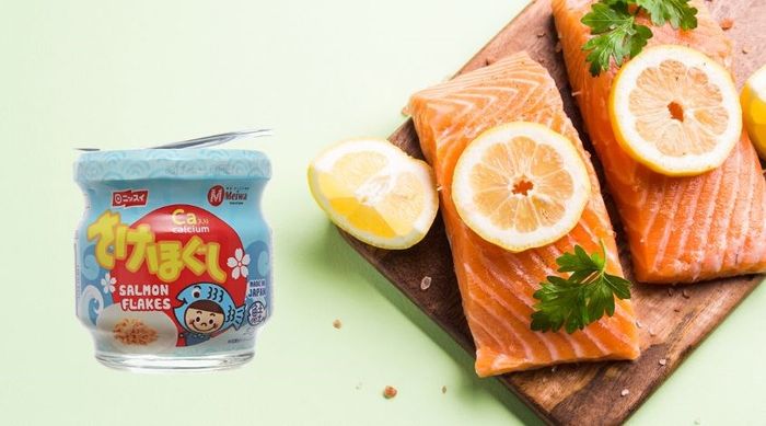 Ruốc cá hồi Meiwa vị nguyên, lọ 50g