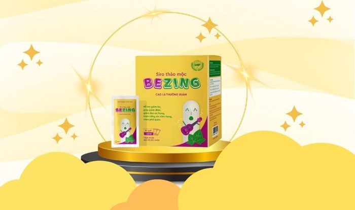 Siro thảo dược Kentek Bezing hỗ trợ giảm ho, giảm đờm 30 gói (từ 3 tuổi)