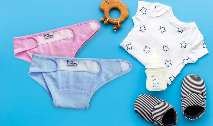 BabyMommy Set 3 tã vải màu size S (4 - 8 kg)