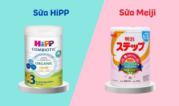 Cả Sữa HiPP và Meiji đều cung cấp nhiều dưỡng chất quan trọng giúp bé phát triển