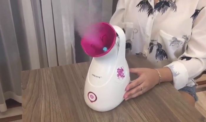 Máy xông hơi mặt Sokany ZJ 618 có tác dụng tăng cường collagen