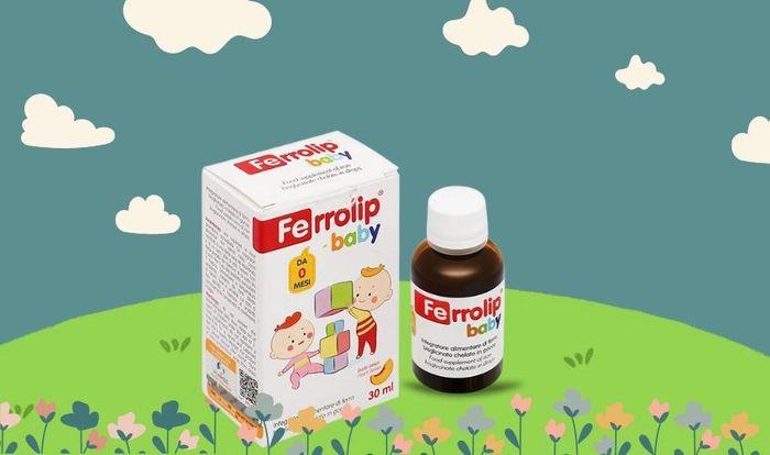 Siro Ferrolip Baby giúp giảm nguy cơ thiếu máu do thiếu sắt 30 ml (từ 0 tháng)