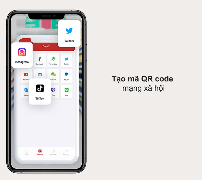  Ứng Dụng Tạo Mã QR cho Mạng Xã Hội Cá Nhân