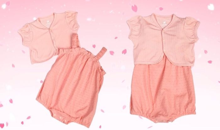 Bộ bodysuit dành cho bé gái Lullaby NH290V màu hồng