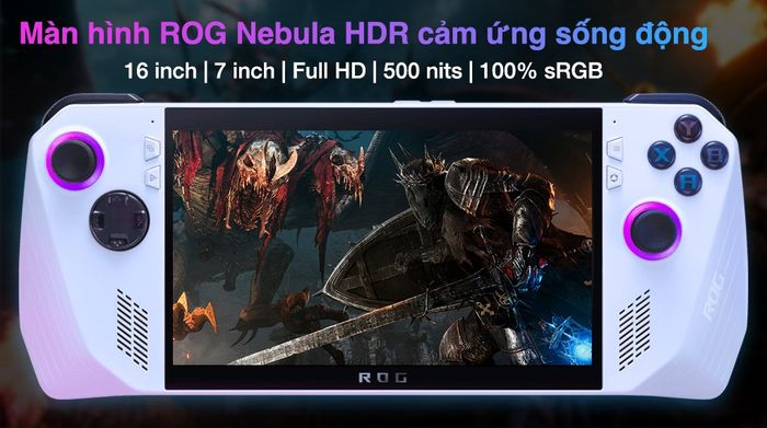 máy chơi game cầm tay Asus ROG Ally RC71L Ryzen Z1 Extreme (NH001W) - Màn hình