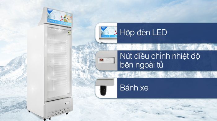 Tủ mát Aqua 280 lít AQS-AF400S - Tiện ích