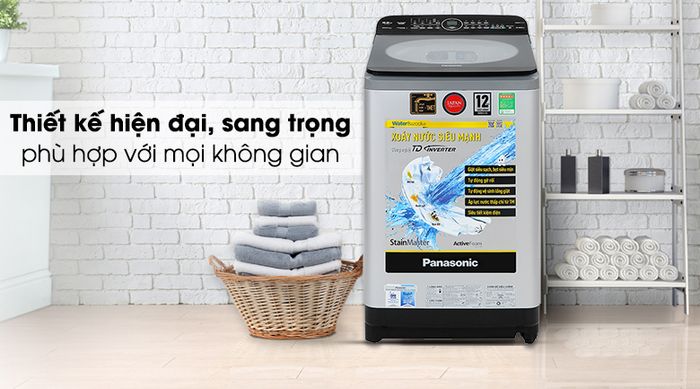 Thiết kế - Máy giặt Panasonic Inverter 9.5kg NA-FD95X1LRV