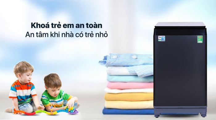 Máy giặt Aqua 10 KG AQW-F100GT.BK - Khối lượng giặt 10 kg