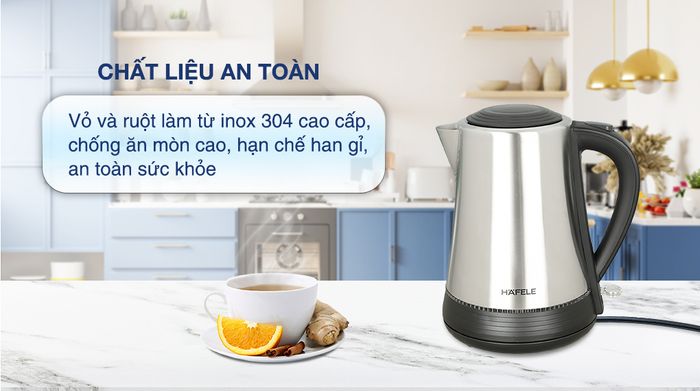 Bình đun siêu tốc Hafele 1.7 lít HS-K1703X - Chất liệu