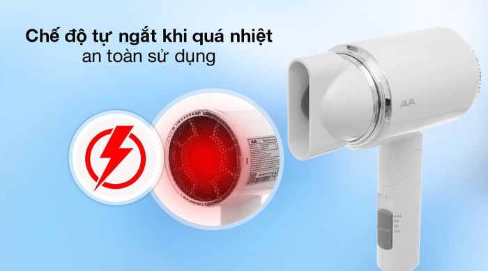 Tự ngắt - Máy sấy tóc Ava RCY-7022