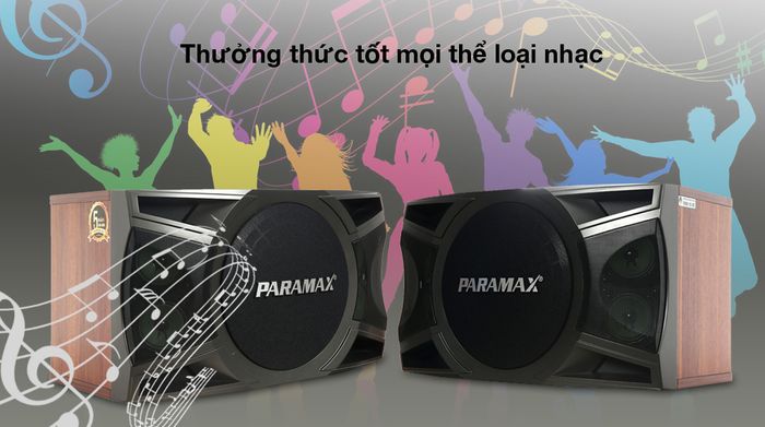 Cặp loa Karaoke Paramax LX-1200 500W - Thưởng thức đa dạng thể loại âm nhạc
