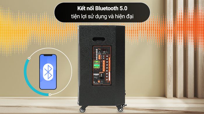 Loa Karaoke Nanomax S-820 - Kết nối Bluetooth