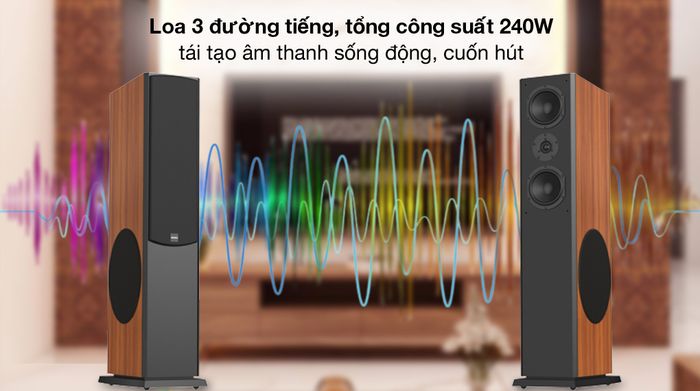 Công suất - Cặp loa Paramax LX-3800