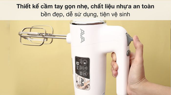 Máy đánh trứng AVA HM9103-GS - Thiết kế, chất liệu