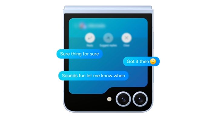 Samsung Galaxy Z Flip6 - Flex Mode