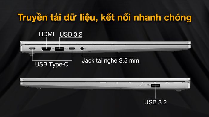 Asus Vivobook S16 S3607VA i5 13420H (RP055WS) - Cổng kết nối