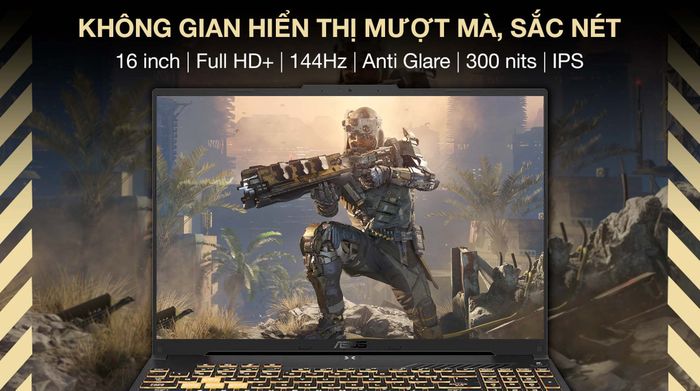Asus TUF Gaming F16 FX607VJ Core 5 210H (RL035W) - Màn hình