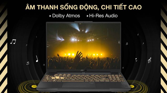 Asus TUF Gaming F16 FX607VJ Core 5 210H (RL035W) - Âm thanh