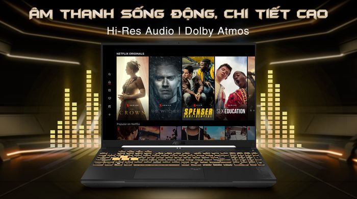 Asus TUF Gaming F16 FX607VJ Core 5 210H (RL034W) - Âm thanh