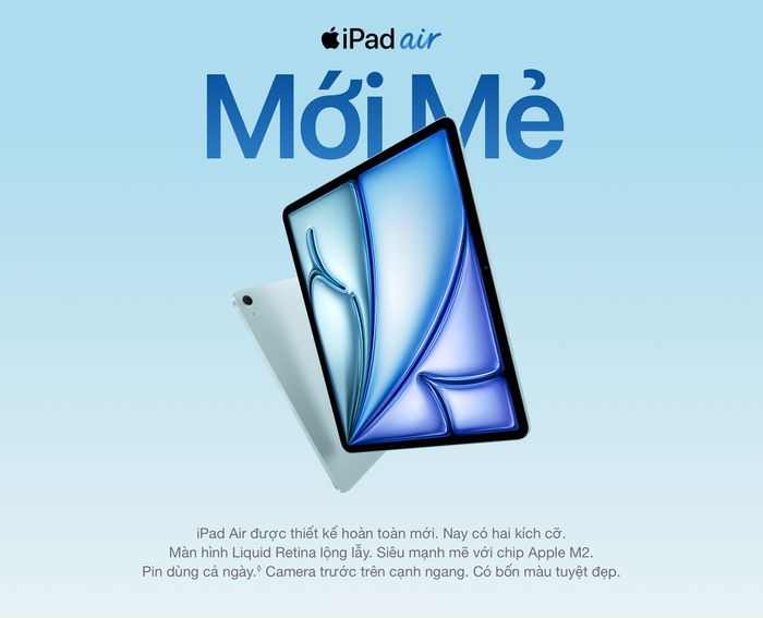 iPad Air M2 11 inch WiFi 512GB - Tổng Quan