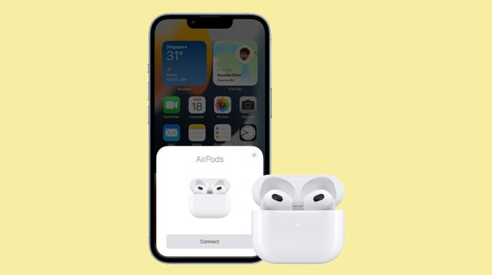 Tai nghe Bluetooth AirPods 3 Lightning Charge Apple MPNY3 - Kết nối nhanh chóng, dễ dàng