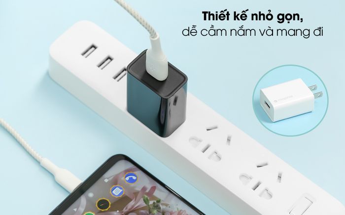 Adapter sạc 10W Mophie - Vỏ ngoài bóng đẹp, thiết kế nhỏ gọn