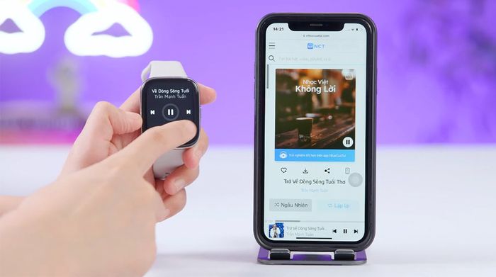 Xiaomi Redmi Watch 3 Active - Điều khiển nhạc