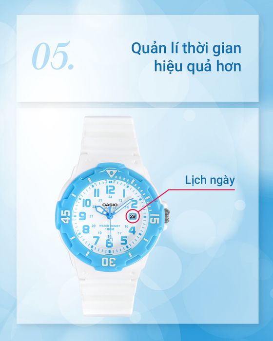 Đồng hồ Nữ Casio LRW-200H-2BVDF có lịch ngày tiện ích
