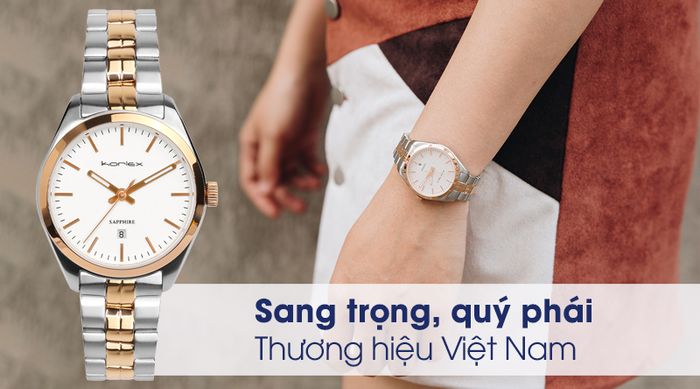 Đồng hồ Nữ Korlex KS002-02 có thiết kế sang trọng, tinh tế