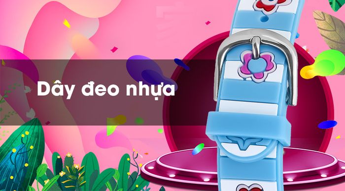 Đồng hồ trẻ em Smile Kid SL046-01 có dây đeo êm tay và nhẹ nhàng