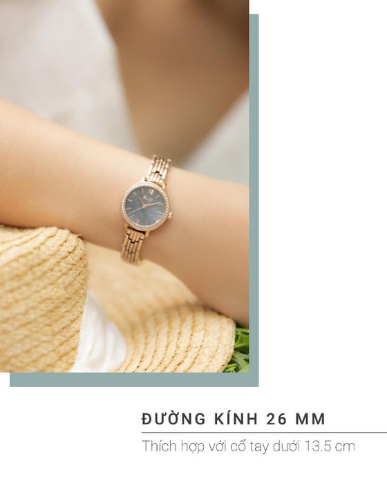 Đồng hồ Nữ Elio ES043-01 có đường kính mặt 26 mm