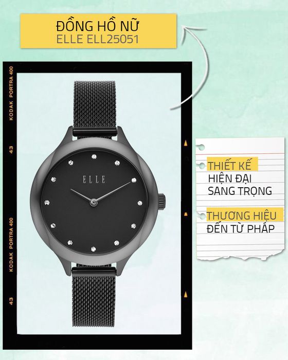 Tổng quan về đồng hồ nữ ELLE ELL25051