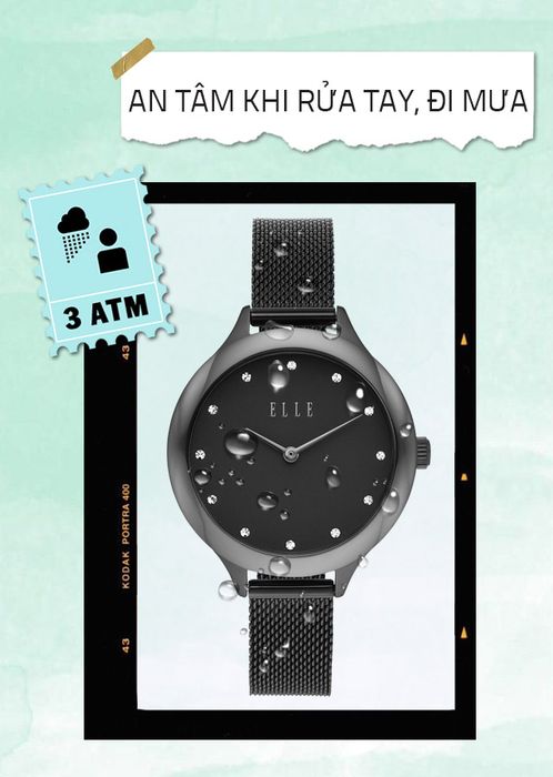 Đồng hồ nữ ELLE ELL25051 có hệ số chống nước 3 ATM