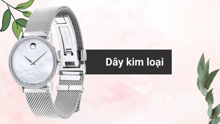 Chất liệu dây đeo của mẫu đồng hồ