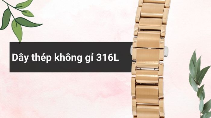 Chất liệu dây đeo của mẫu đồng hồ
