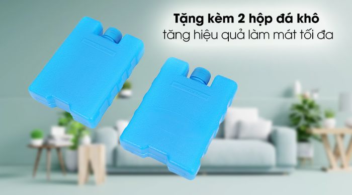 Quạt điều hòa Hommy RPD-80 - Hommy RPD-80 tặng kèm 2 hộp đá khô tăng hiệu quả làm mát tối đa