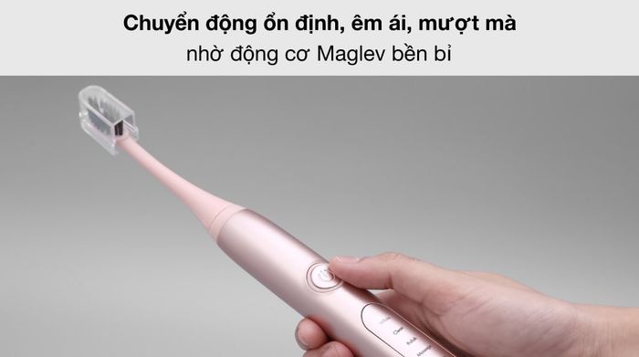 Bàn Chải Điện Halio Sonic Whitening Toothbrush PRO Rose Gold - Động cơ Maglev