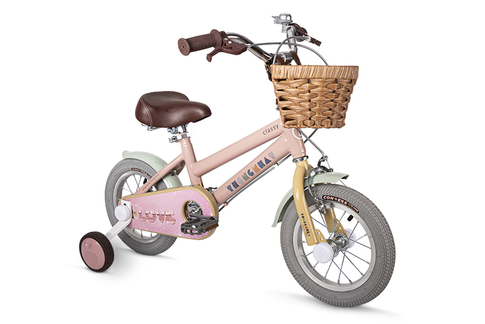 Tiện ích - Xe đạp trẻ em Thống Nhất Love - 16 inch Hồng